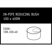 Marley Solvent Joint In-Pipe Reducing Bush 100 x 40DN - 198.100.40